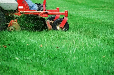 lawn-mower-on-green-grass
