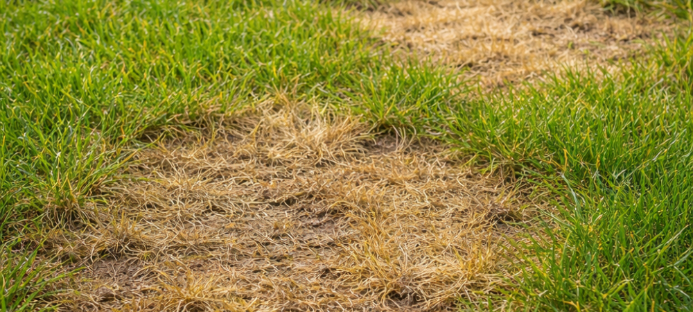 dry spot in lawn