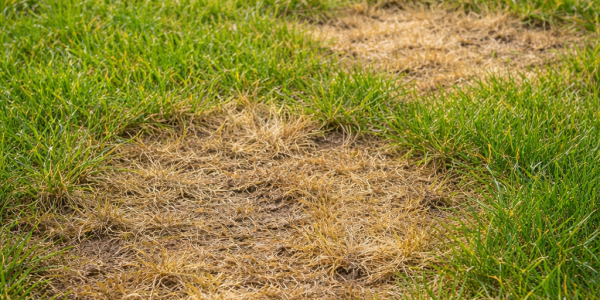 dry spot in lawn