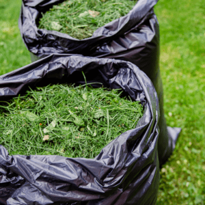 leaving grass clippings on lawn